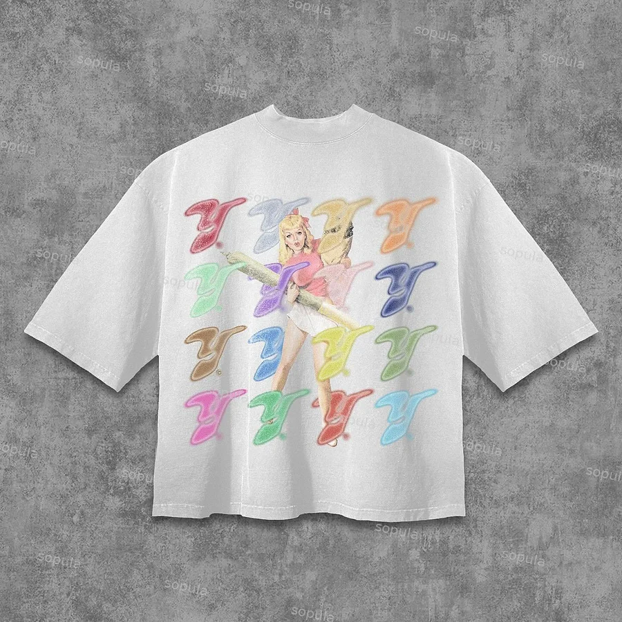 Vintage War Graphic Cotton T-Shirt