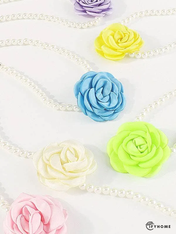Three-Dimensional Flower Necklaces Accessories | IFYHOME
