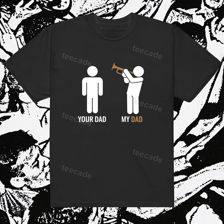 Teecade Teecade Dad Trumpet T-shirt