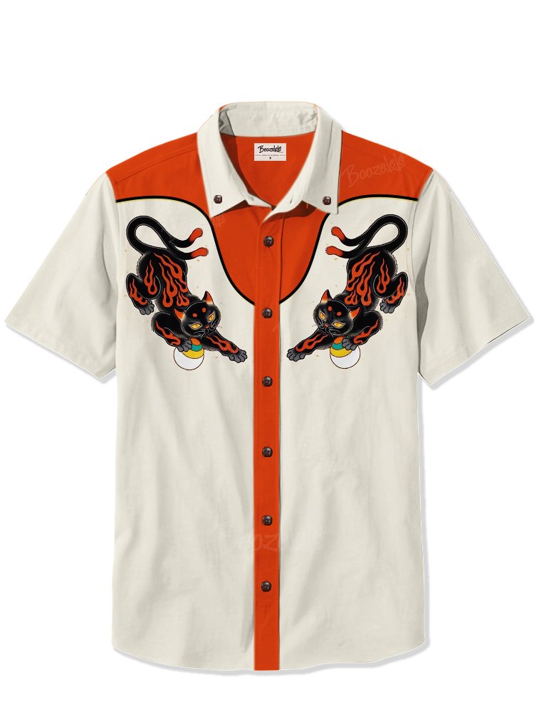 Ukiyoe Cat - 100% Cotton Shirt