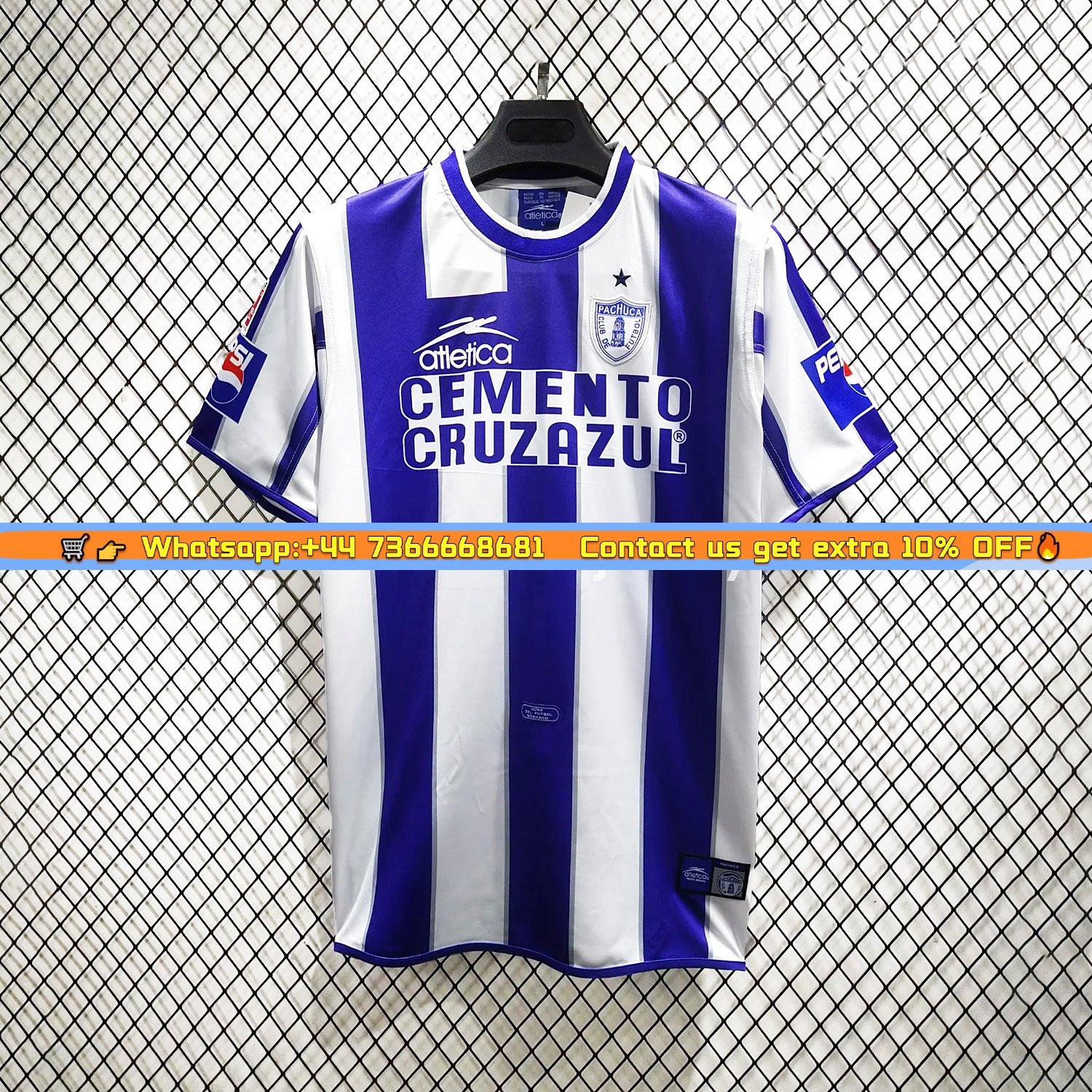 Retro Pachuca 2001-02 Home Jersey
