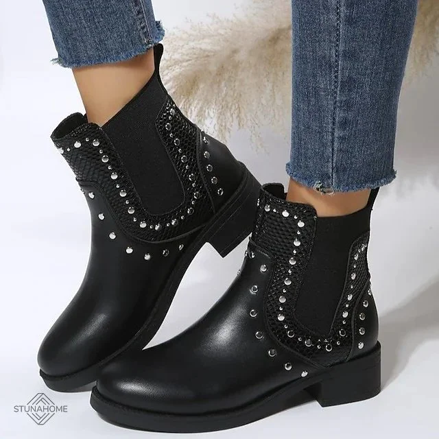 Women's Boots Plus Size Booties Ankle Boots  Stunahome.com