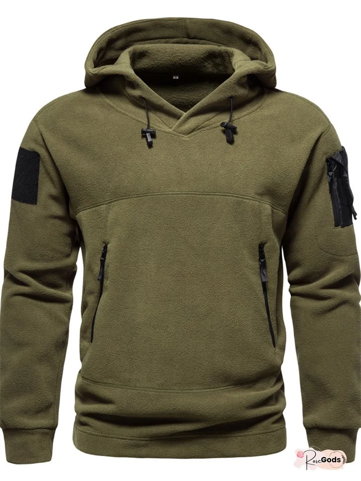 New Hooded Fall and Winter Outdoor Outwear Men's Comfortable Casual Commuter Wind Sweatshirt Men's Clothing