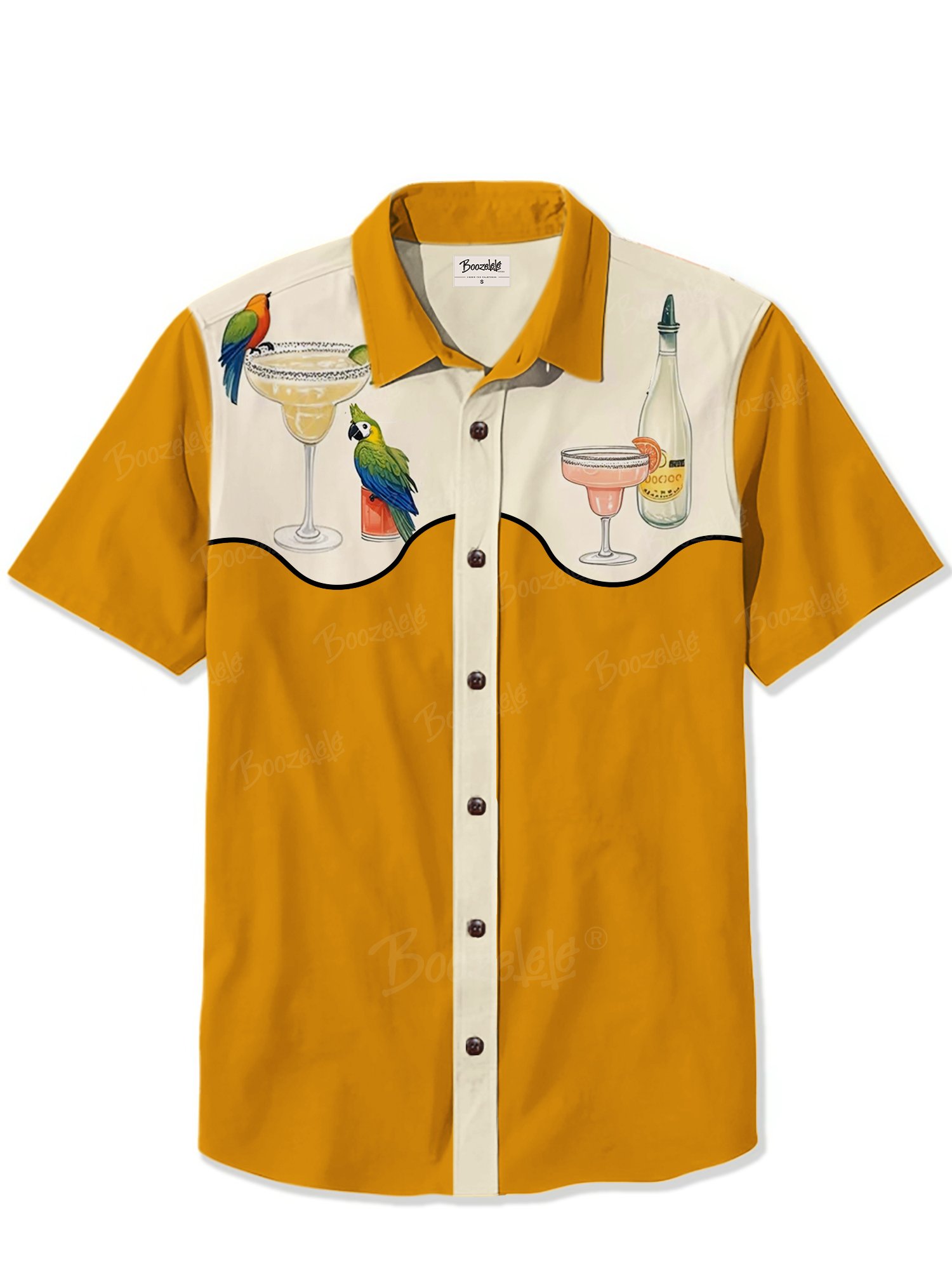 Parrot Cocktail Party - 100% Cotton Shirt