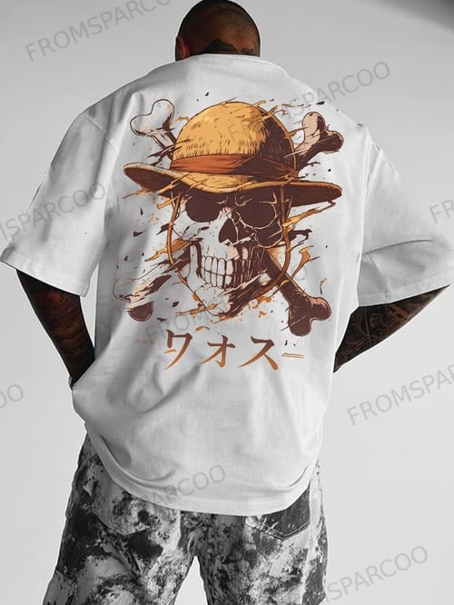 Casual Anima Design Short Sleeves T-shirt
