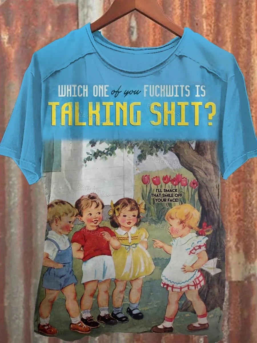 Eagerlys Talking Shit T-shirt Eagerlys