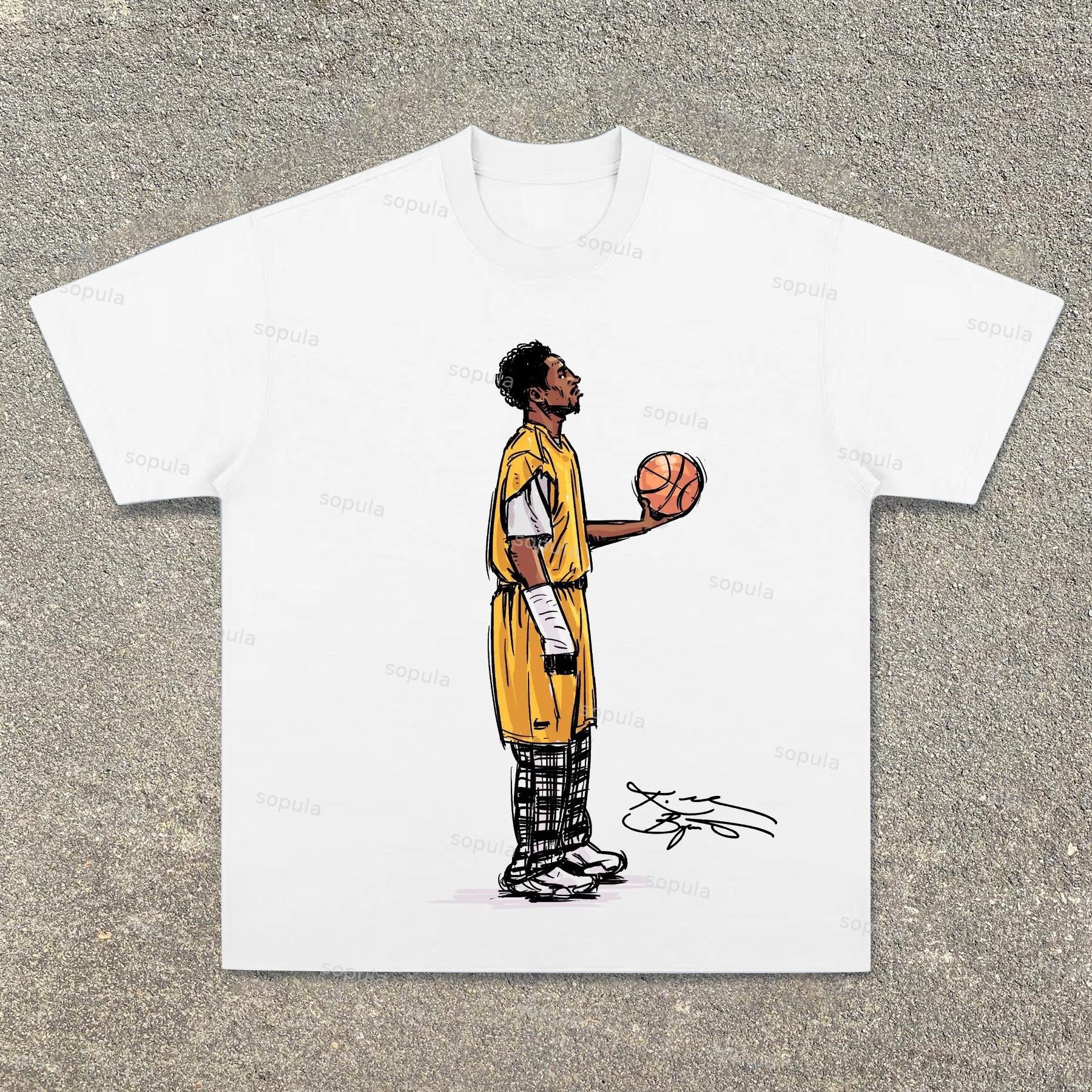 Sopula Basketball Star Graphic Cotton T-Shirt - Sopula｜Premium Graphic Tees & Graphic Clothing