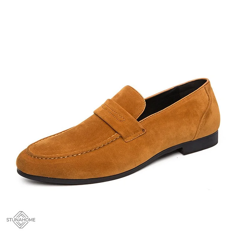 Men Wearing English Square Heels And Loafers  Stunahome.com