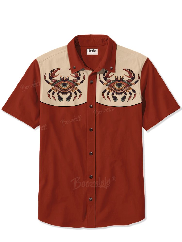 Crabs and eyes - 100% Cotton Shirt