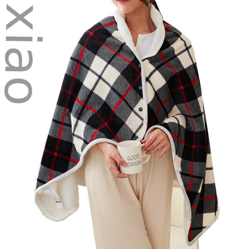 USB Electric Blanket Warm Heated Shawl Smart Adjustable Warmer Carpet Electric Mattress Wearable Soft Heating Blanket