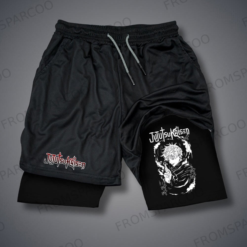 Casual Anime Personalized Printed Sports Shorts