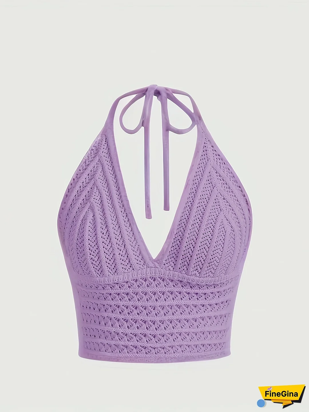 Women's Sexy Backless Top - Off-Shoulder Crochet-Lace Design, Soft Viscose/Nylon Blend, Lightweight 220gsm for Beach, Music Festivals & Summer Casual Wear