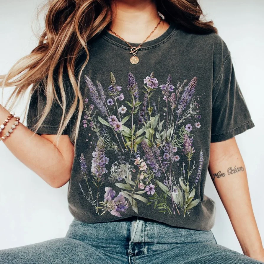 Eagerlys Spring Cottagecore T-Shirt Eagerlys