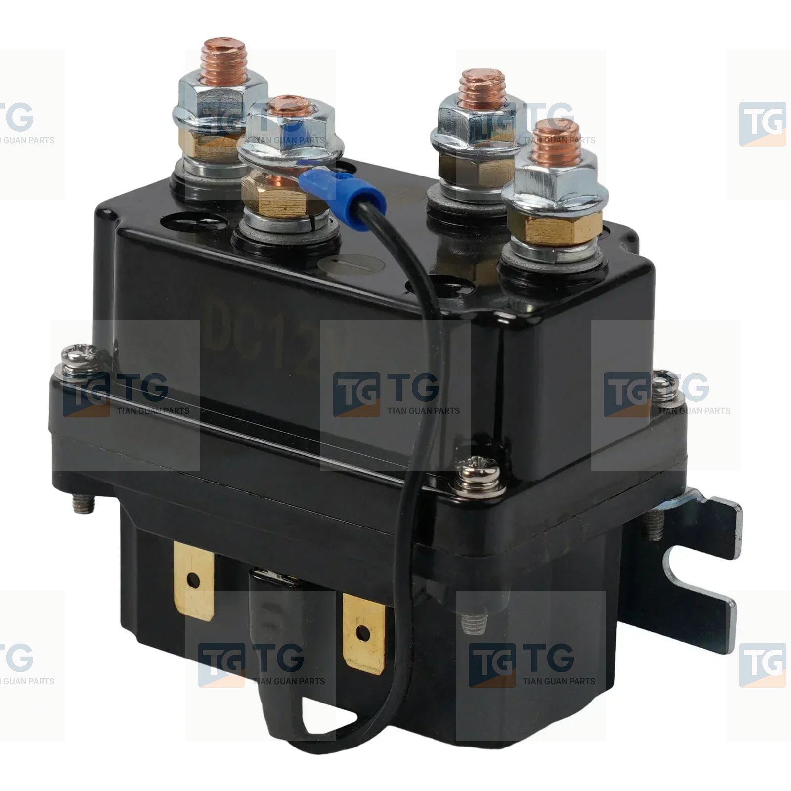 500A 12V 12000 Lbs Winch Winch Solenoid Relay Relay 12V 500A Contactor Mechanical Equipment Solenoid Relay Winch Reversing