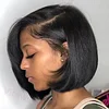 Brazilian BlackStraight Hair BOB Wigs Lady Wig