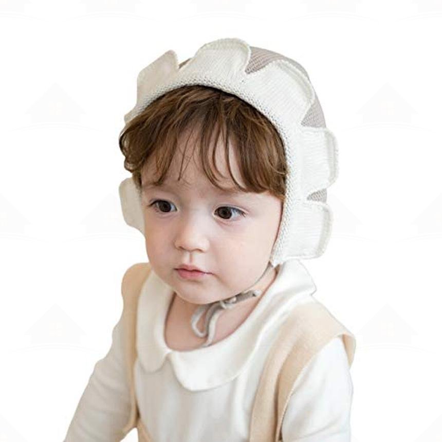 Home Prefer Baby Toddler Girl Beanie Winter Knit Hat Soft Cute Cotton Hat with Strap