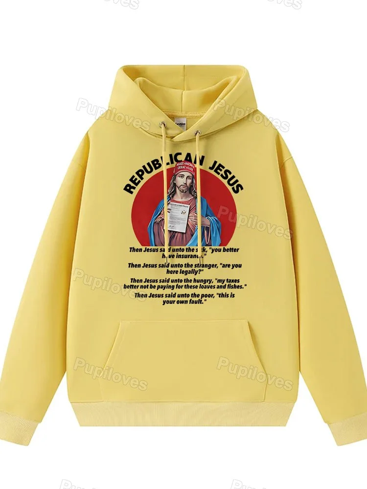 Pupiloves Pupiloves  Republican Jesus Hoodie