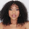 NEW Glueless Affordable Curly  Hair Wig With Bangs