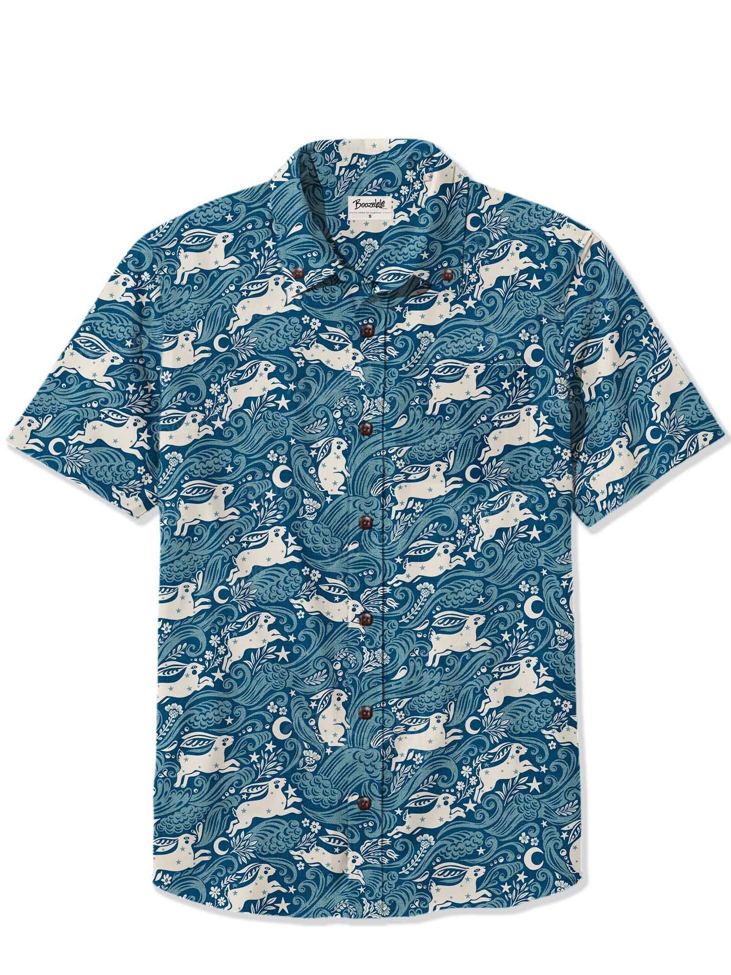 【Rebecca Elfast X Boozelele】Celestial Sea Rabbit - 100% Cotton Shirt