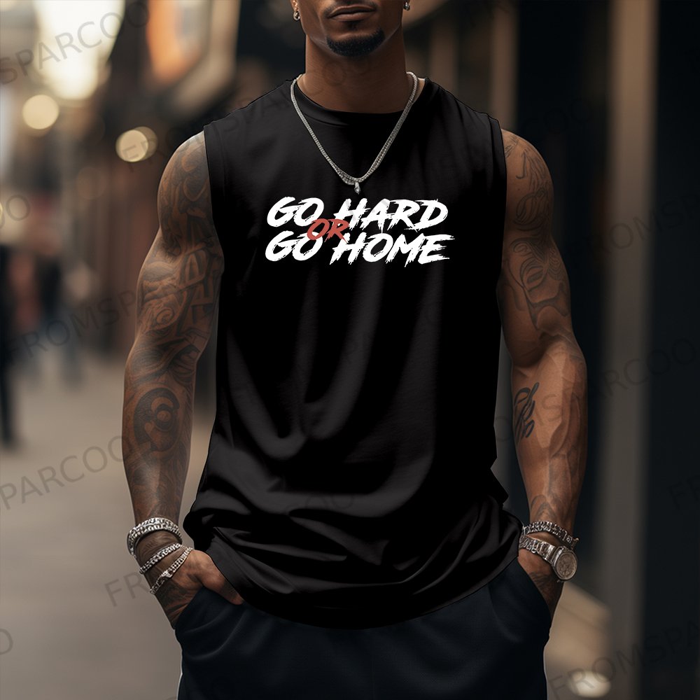 Men's Casual Anime Printed Gym Tank Top