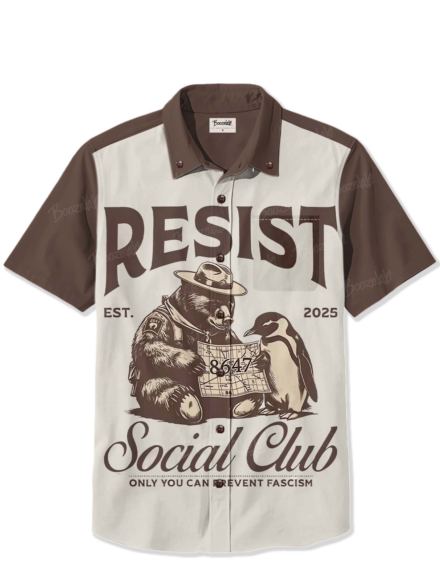 Penguin And Bear RESIST - 100% Cotton Shirt