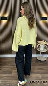 Yazmin Yellow Oversized Wool Jumper