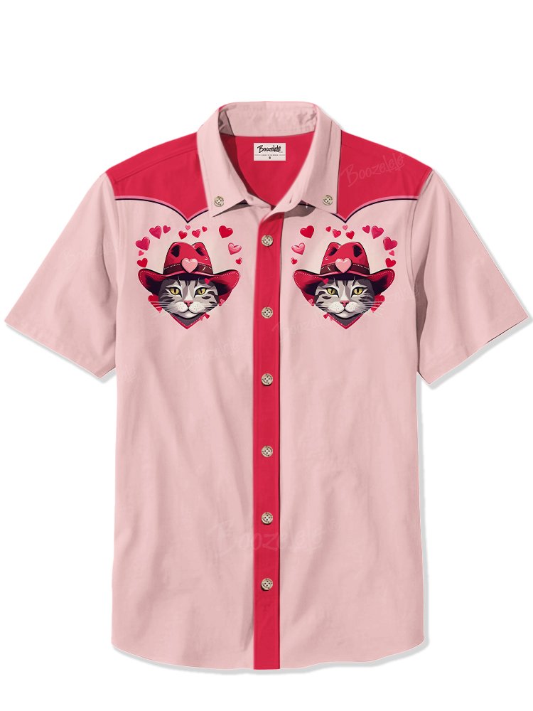 Love Cowboy Cat - 100% Cotton Shirt