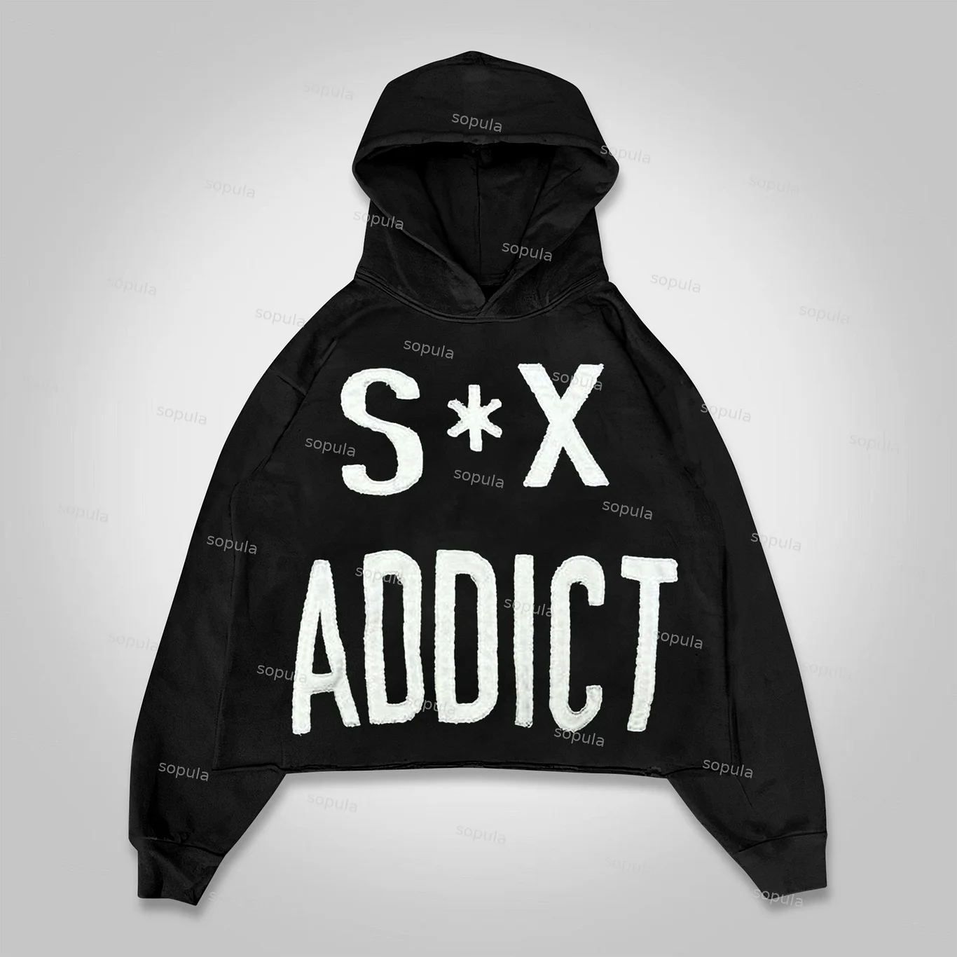 Sopula Vintage S*x Addict 69 Graphics Pocket Hoodie
