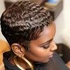 Glueless Super Short Wig 2Inch Straight Pixe Cut Hair