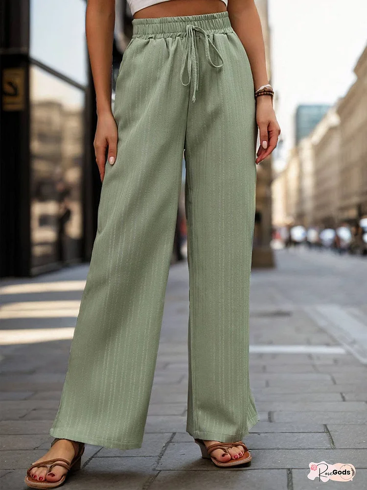 High Waist Wide Leg Pants