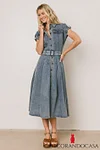 Walter Denim Midi Dress