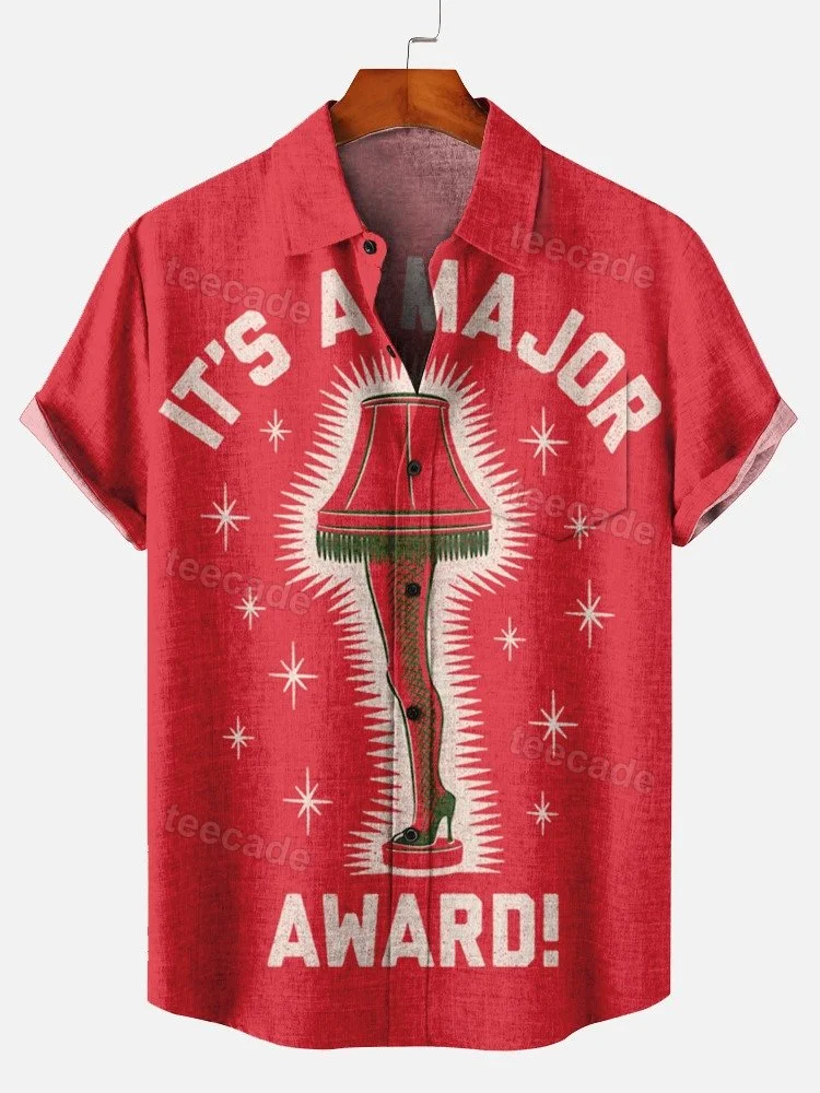 Teecade Teecade A Christmas Story Table Lamp It's A Major Award Art Print Shirt