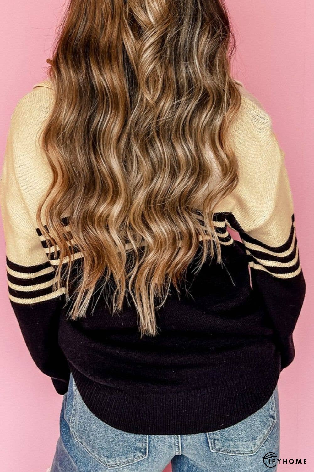 Johnny Collar Long Sleeve Sweater | IFYHOME