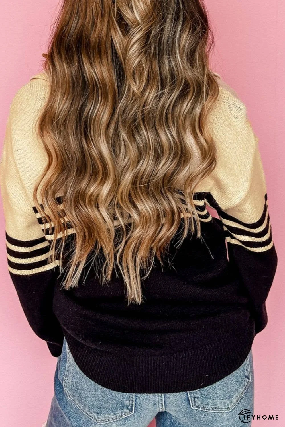 Johnny Collar Long Sleeve Sweater | IFYHOME