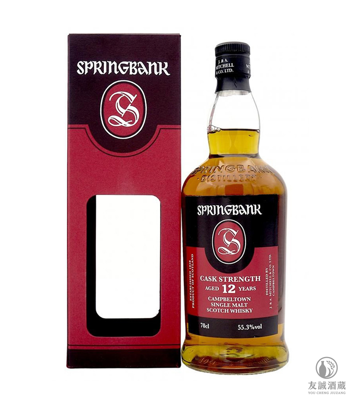 雲頂 Springbank 12年單桶強度CASK STRENGTH威士忌 友誠酒藏