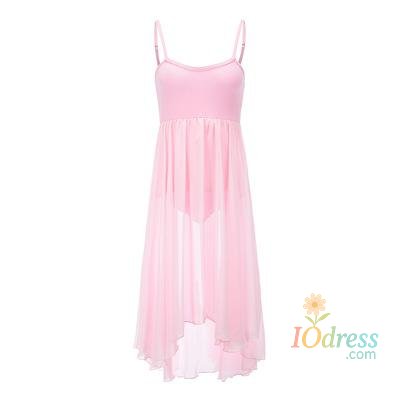 IO Dress Women Lyrical Dress Chiffon Ballet Dresses For Girls Ballet Tutu Contemporary Costumes Adult Leotard Ballerina Dancing Clothes