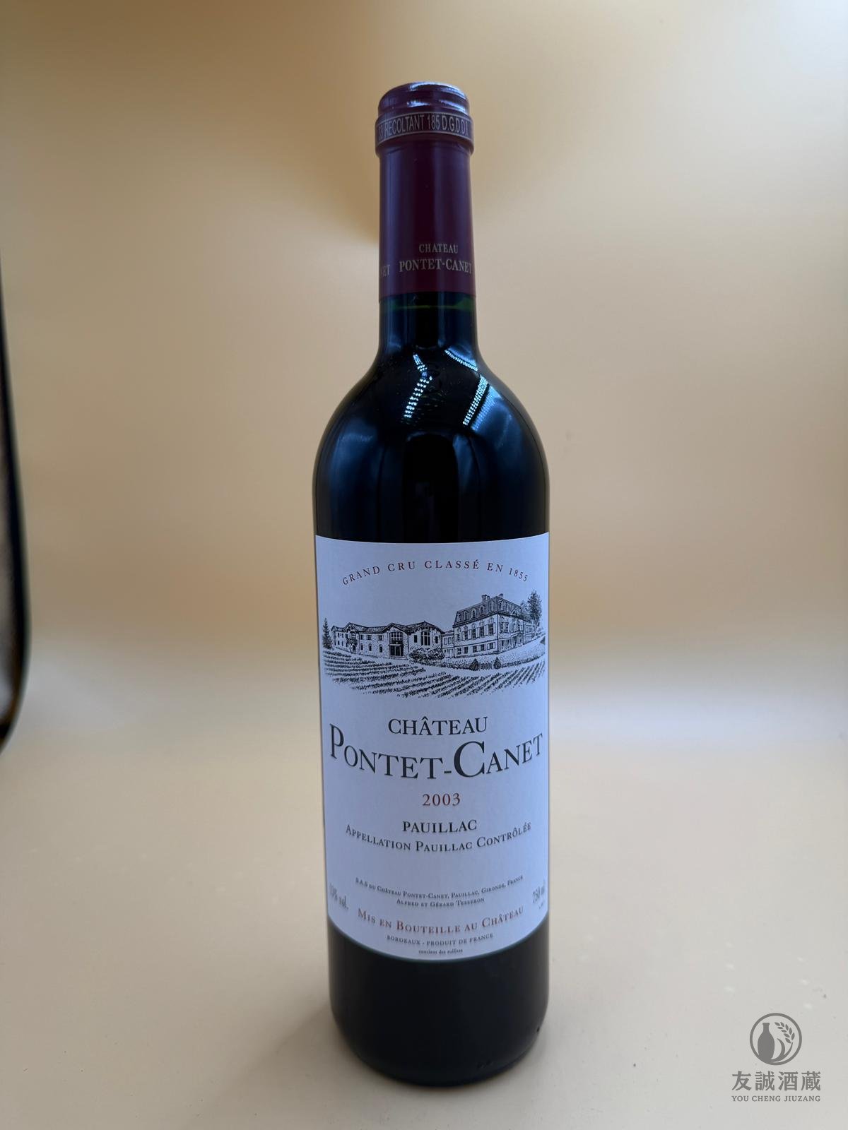 【0193】Pontet-Canet 2003｜五級莊價格，二級莊享受｜無可挑剔品相 友誠酒藏
