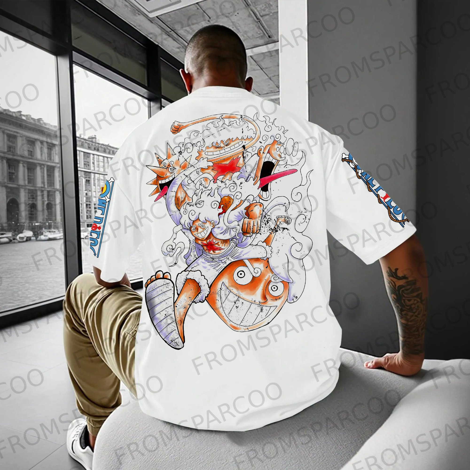 Casual Anima Design Short Sleeves T-shirt