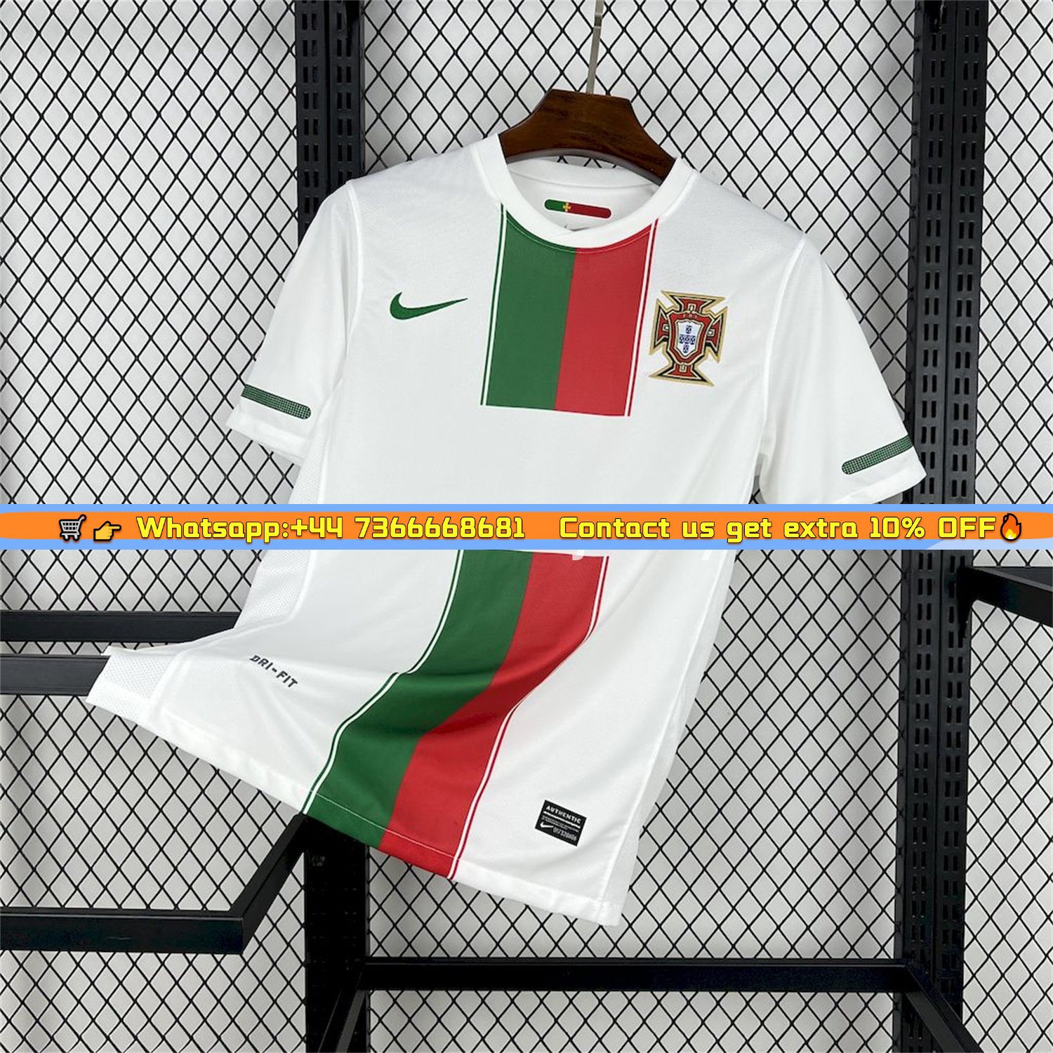 Retro Portugal 2010 Away Jersey