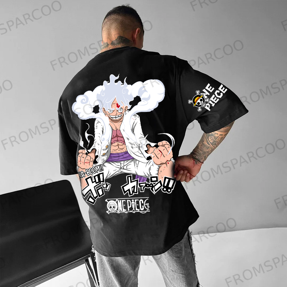 Casual Anima Design Short Sleeves T-shirt