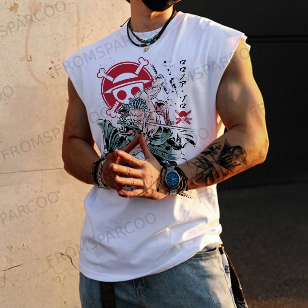 Men's Casual Anime Sports Vest