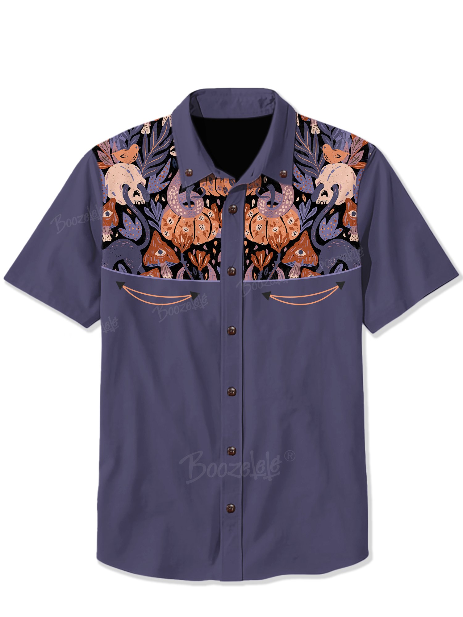 【Samira AhmadianZadeh X Boozelele】Cottagecore Halloween - 100% Cotton Shirt