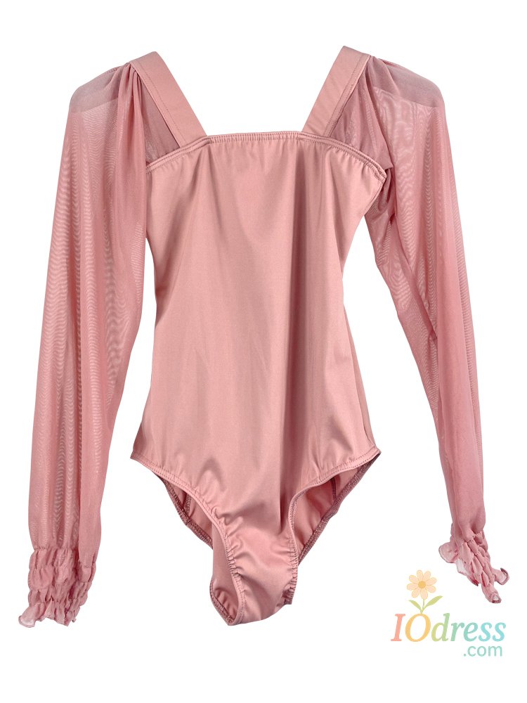 IO Dress Mesh Ballet Leotard Women Fairy Ballerina Outfit Classical Dancewear Gymnastics Swimsuit Yoga Tights Performance Costume