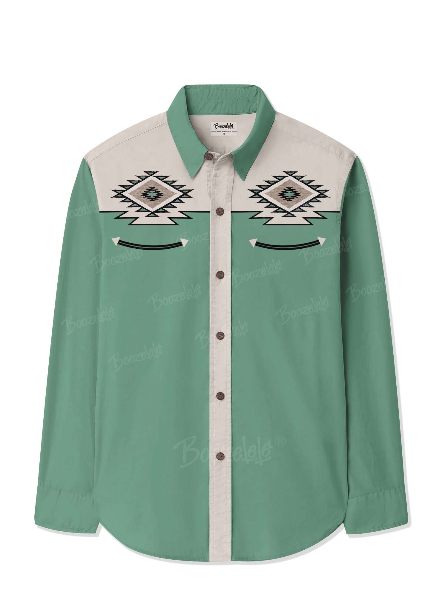 West Aztec - 100% Cotton Long Sleeves Shirt