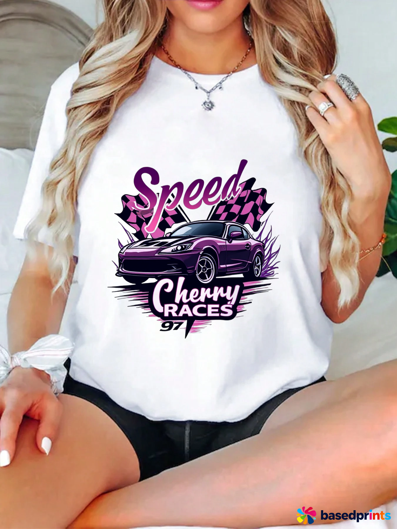 Speed Racing Car Graphic Tee