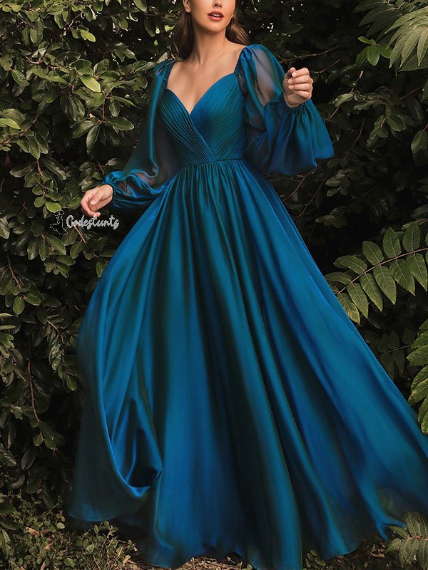 Smocked Airy Chiffon Jungle Collection Women's Dress