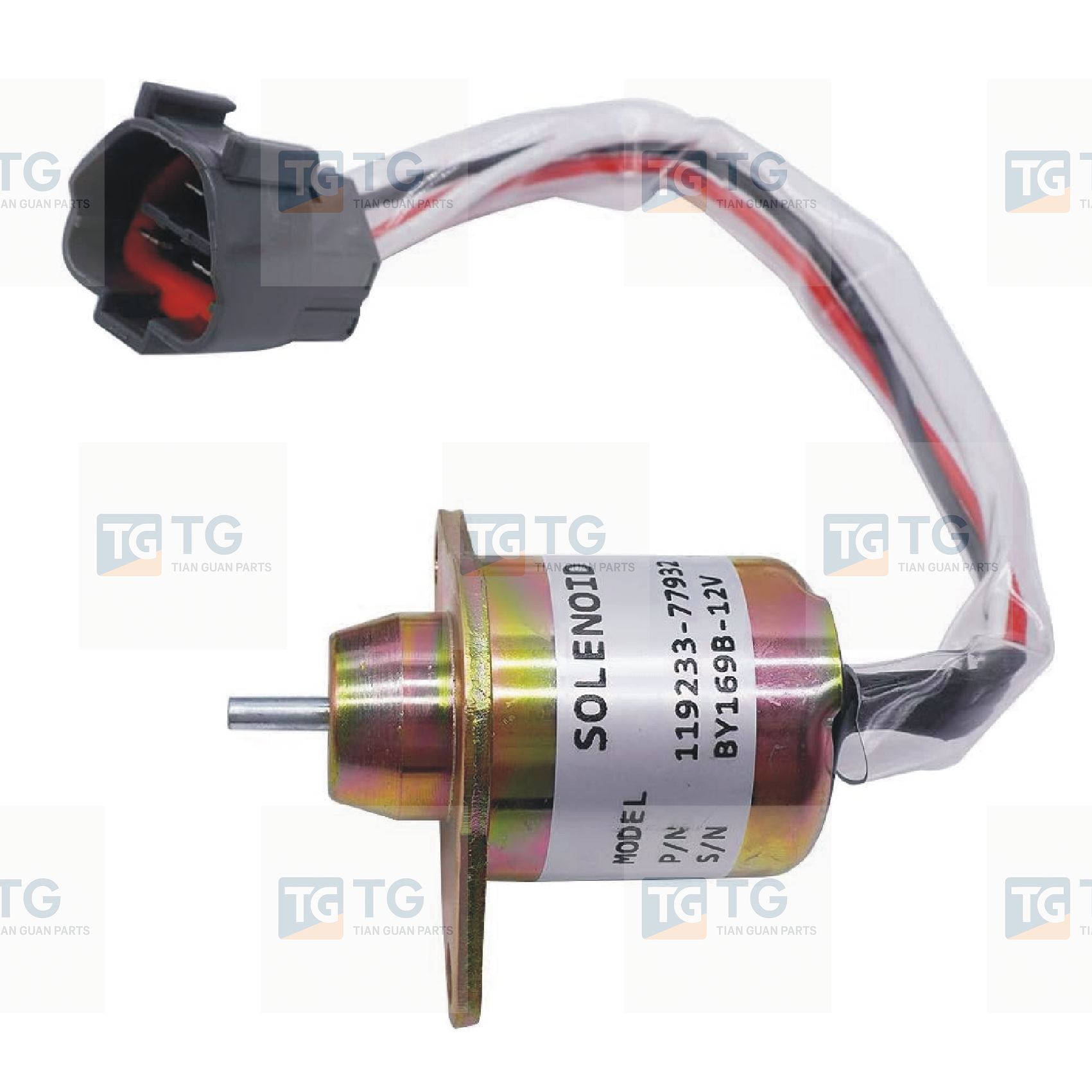 Fuel Shut Off Solenoid M810324 Yanmar 119233-77932 Synchro Woodward 1503ES-12S5SUC12S John Deere 4200 4300 4400 4500 4600 4700 12VDC