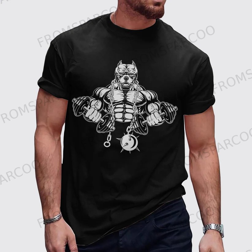 Men's Printed Gym T-Shirt