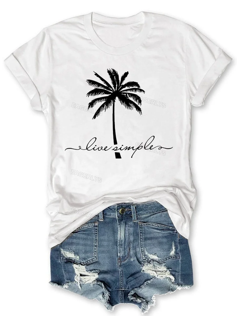 Eagerlys Live Simple T-shirt Eagerlys
