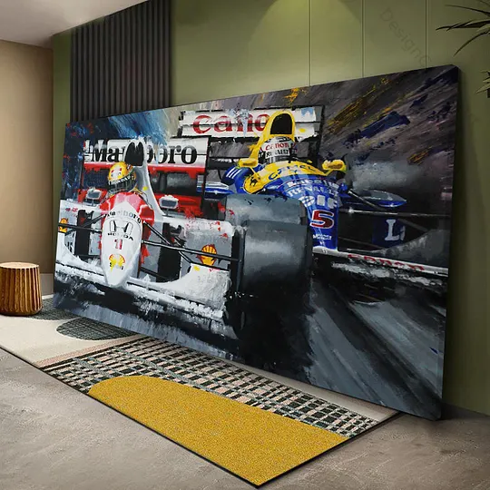 Poster Ayrton Senna Legend Formula 1 Wall Art